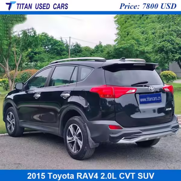 black appearance of the used 2015 Toyota RAV4