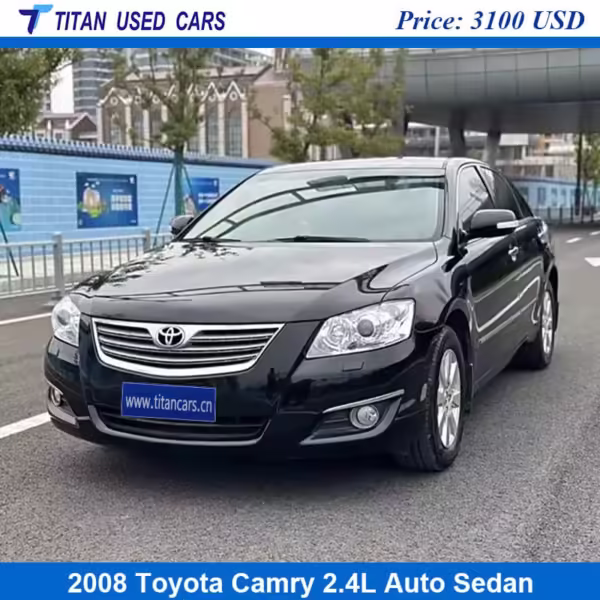 black used 2008 Toyota Camry sedan