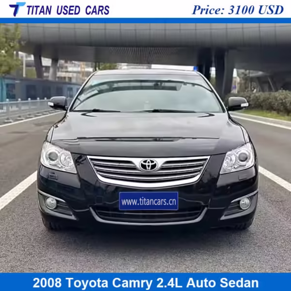 black used 2008 Toyota Camry sedan