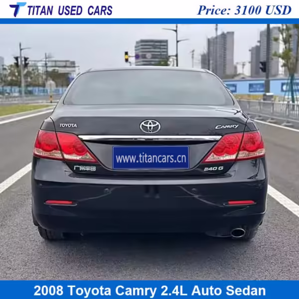 black used 2008 Toyota Camry sedan