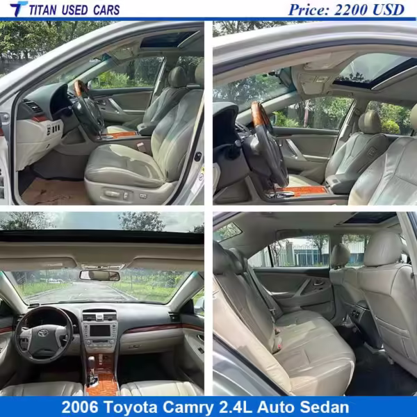 beige interior of the used 2006 Toyota Camry