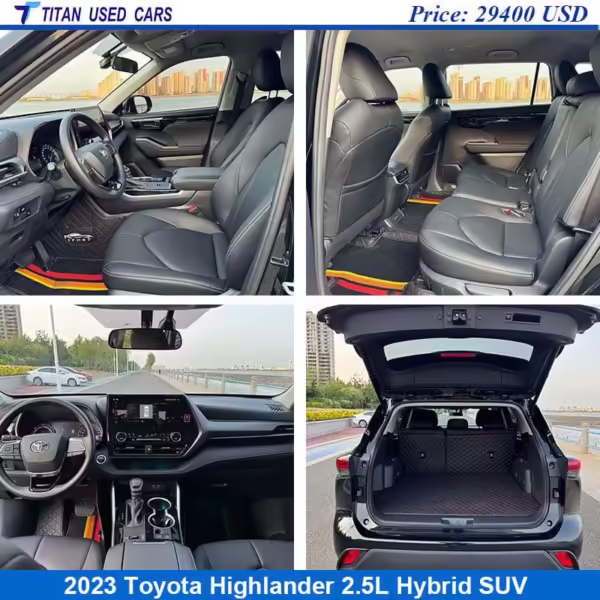used Toyota Highlander 2023 SUV interior
