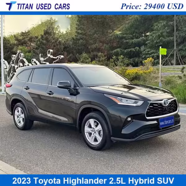 black used Toyota Highlander 2023 SUV
