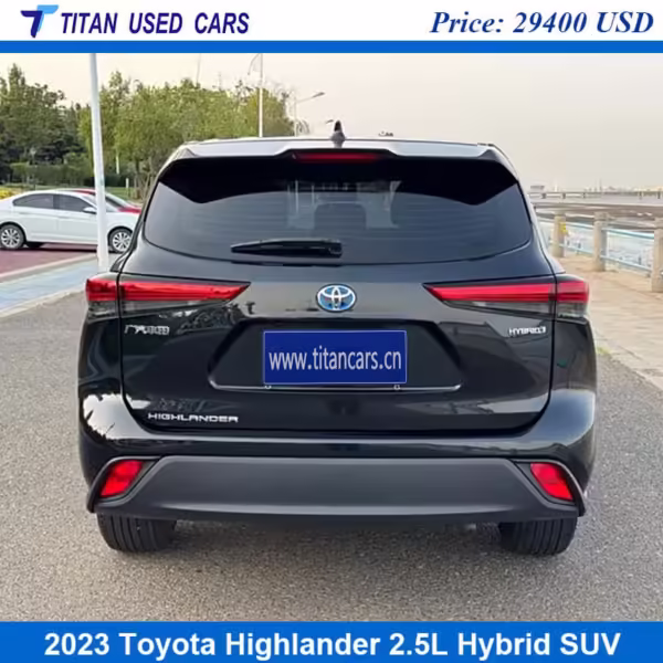black used Toyota Highlander 2023 SUV for sale