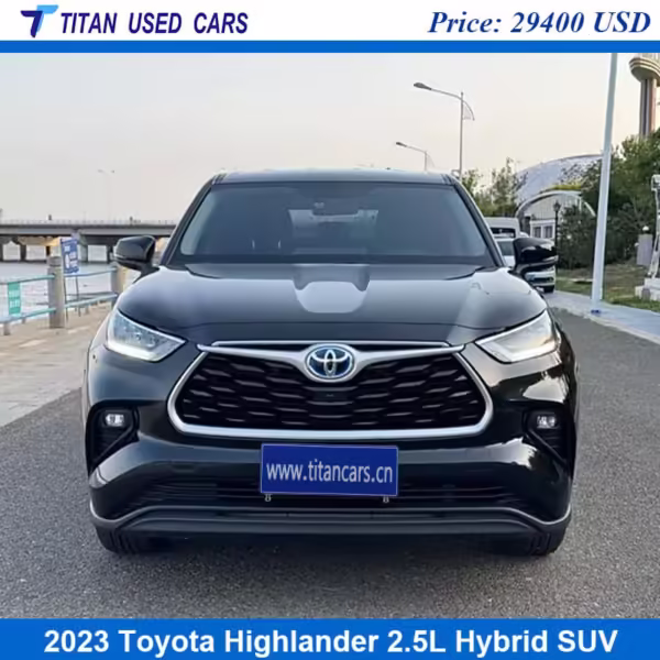 black used Toyota Highlander 2023 SUV