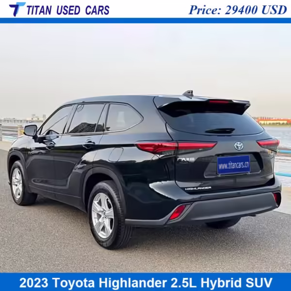 black used Toyota Highlander 2023 SUV near me