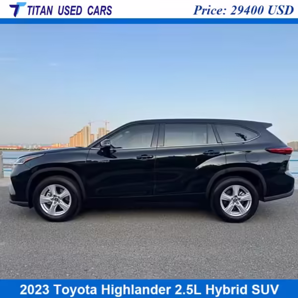 black used Toyota Highlander 2023 SUV for sale