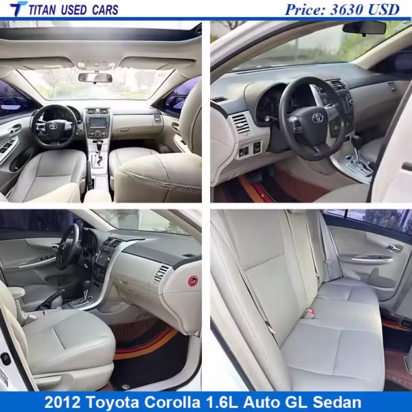 white 2012 toyota corolla for sale