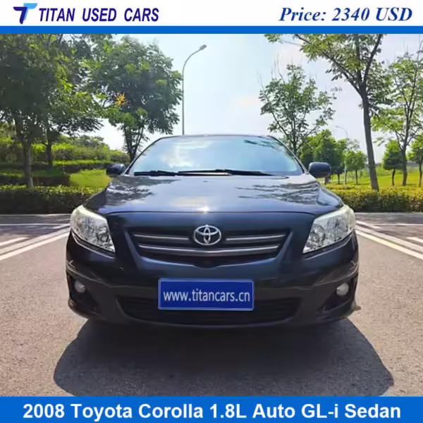 Black Used 2008 Toyota Corolla for Sale