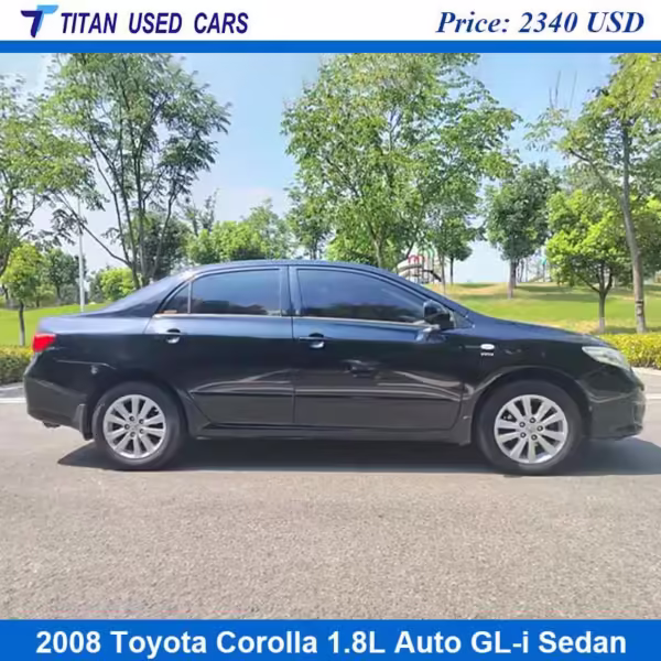 Black Used 2008 Toyota Corolla for Sale Near Me