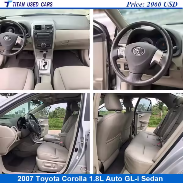silver/gray used 2007 toyota corolla