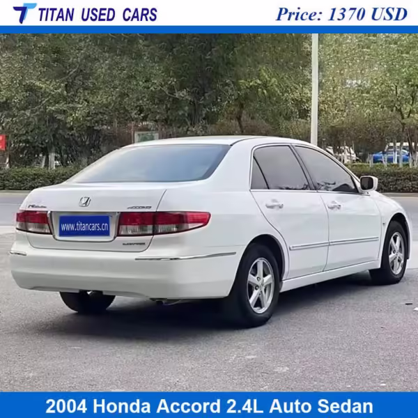 White Used 2004 Honda Accord for Sale in Africa
