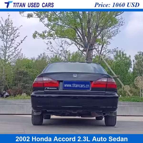 Black Used 2002 Honda Accord for Sale Near Me