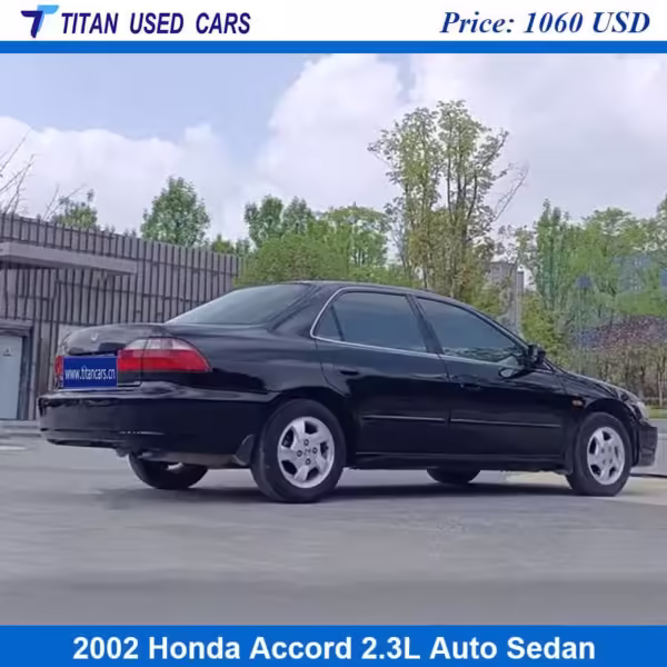 Black Used 2002 Honda Accord for Sale Price Near Me
