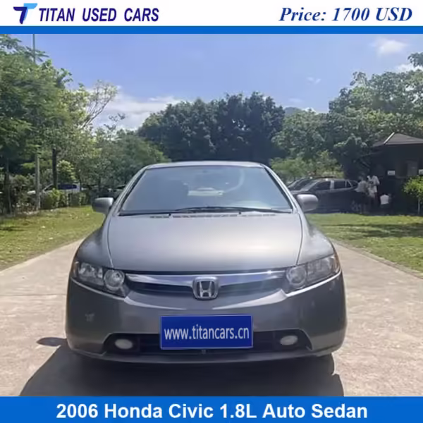 silver color of the Used 2006 Honda Civic Cars for Sale