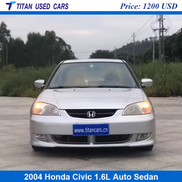 silver color of the Used 2004 Honda Civic for Sale Price