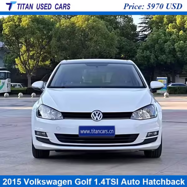 White Hatchback Used 2015 Volkswagen Golf TSI for Sale Price