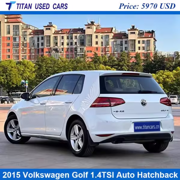 White Used 2015 Volkswagen Golf TSI for Sale Near Me