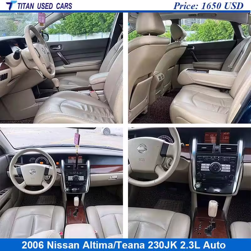 1723542898-Used 2006 Nissan Altima Price for Sale in Nigeria (6) beige interior of the used 2006 Nissan Altima