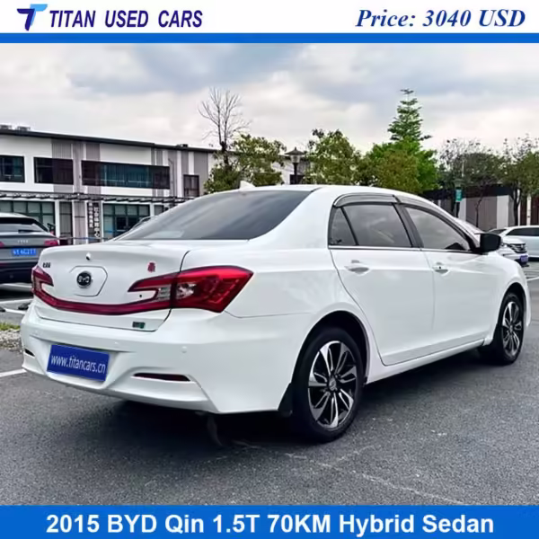 White Used 2015 BYD Qin Price