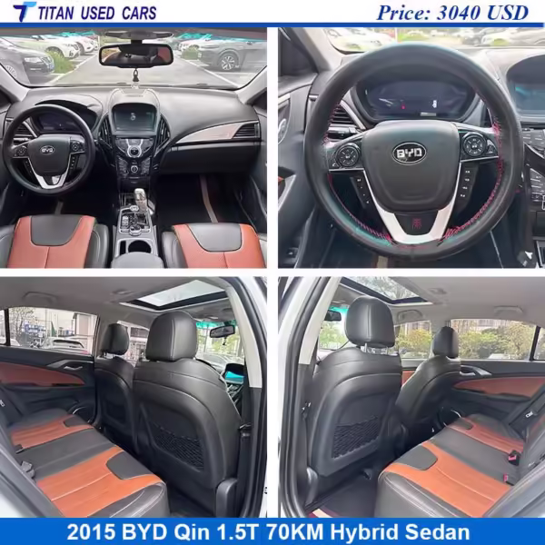 White Used 2015 BYD Qin Price Details