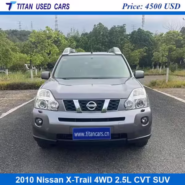 silver Used Nissan X Trail 2010 4WD for sale
