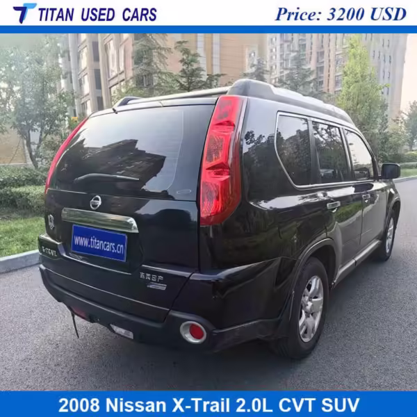 black Used Nissan X Trail 2008 for sale