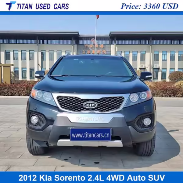 Black Used 2012 Kia Sorento SUV for Sale