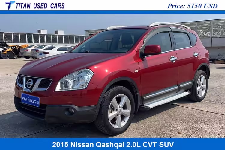 red Used Nissan Qashqai 2015