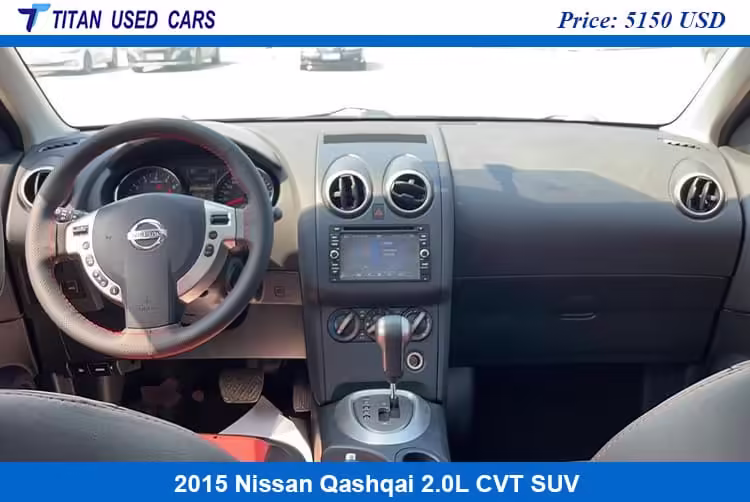 interior of the Used Nissan Qashqai 2015