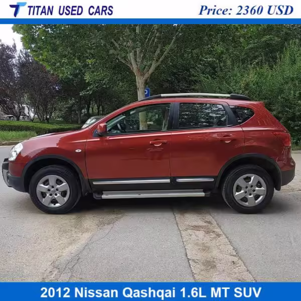 red Used Nissan Qashqai 2012 1.6L from china