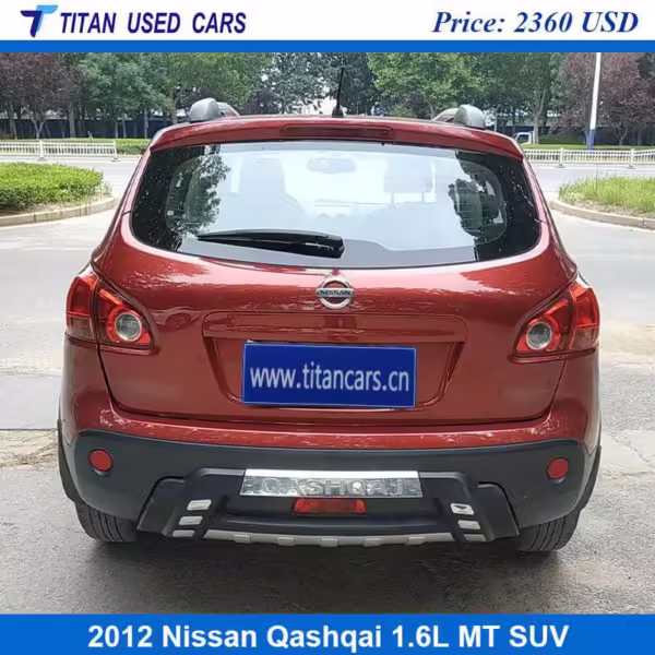 red Used Nissan Qashqai 2012 1.6L in uganda