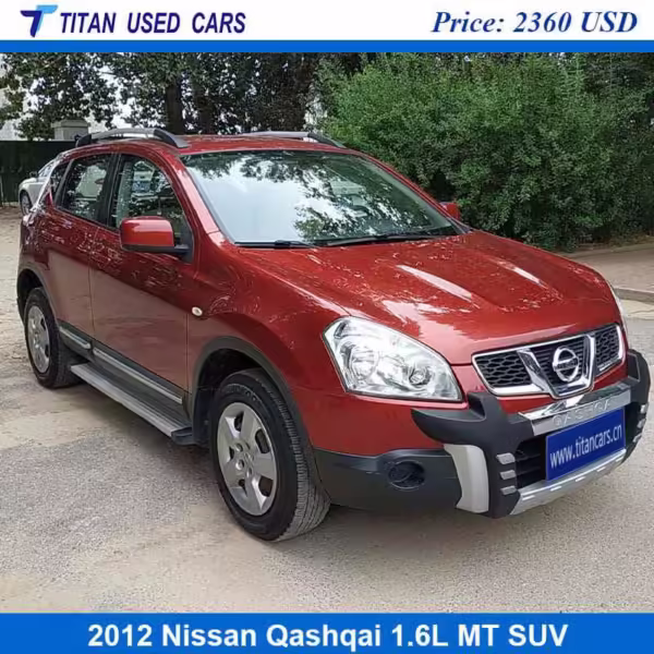 red Used Nissan Qashqai 2012 1.6L near me