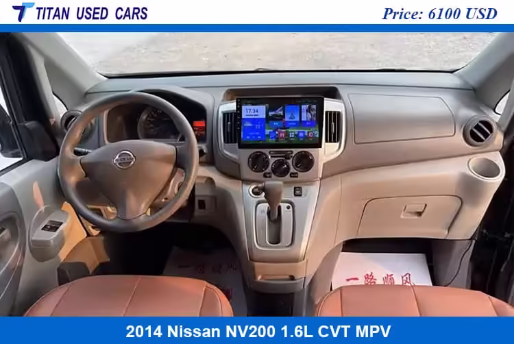 interior of the Used 2014 Nissan NV200