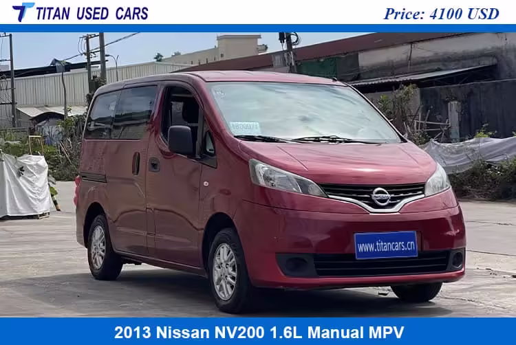 red Used 2013 Nissan NV200 7 Seater