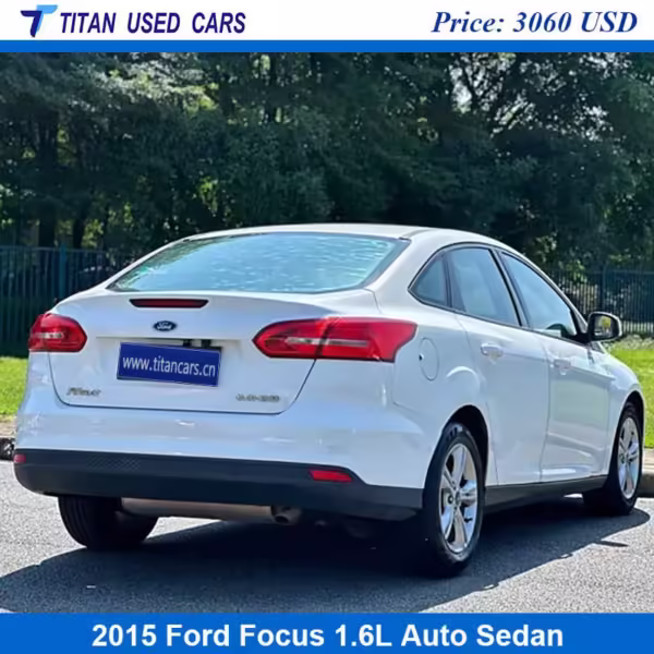 White Used 2015 Ford Focus Sedan for Sale Near Me