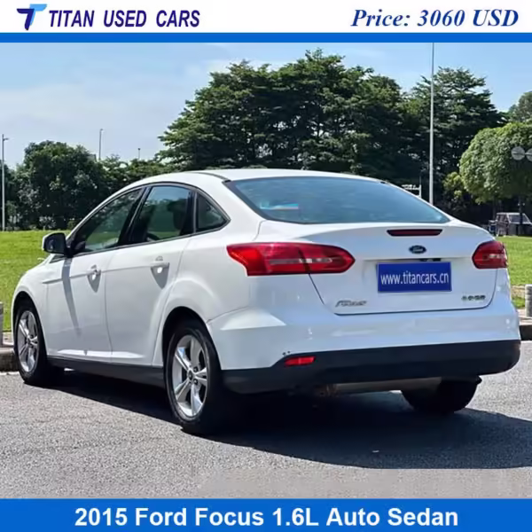 White Used 2015 Ford Focus Sedan