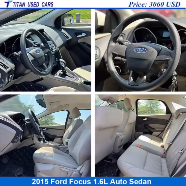 Used 2015 Ford Focus Sedan Interior