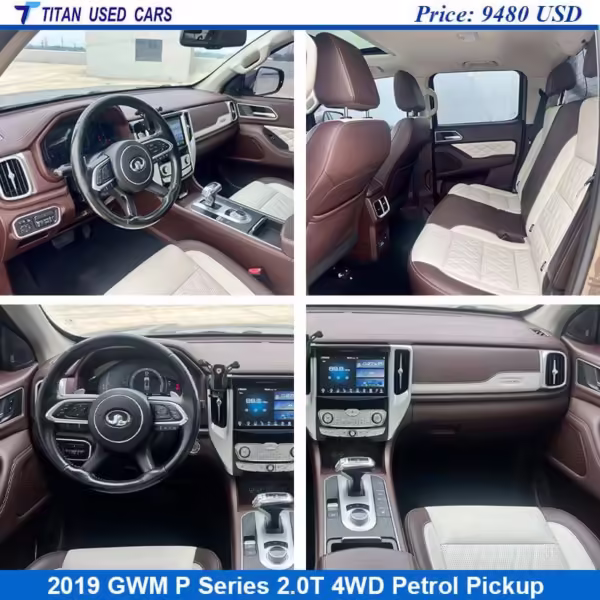 interior of the used 2019 GWM P Series Double Cab