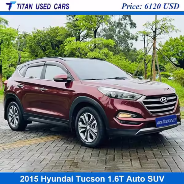 Red/Purple Used 2015 Hyundai Tucson SUV for Sale in Africa