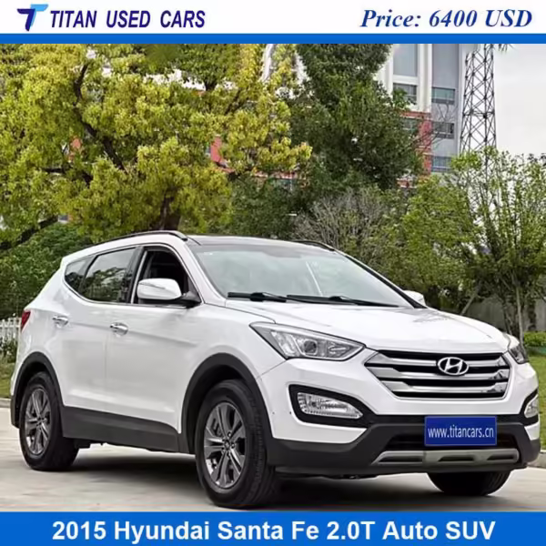 Used 2015 Hyundai Santa Fe SUV White