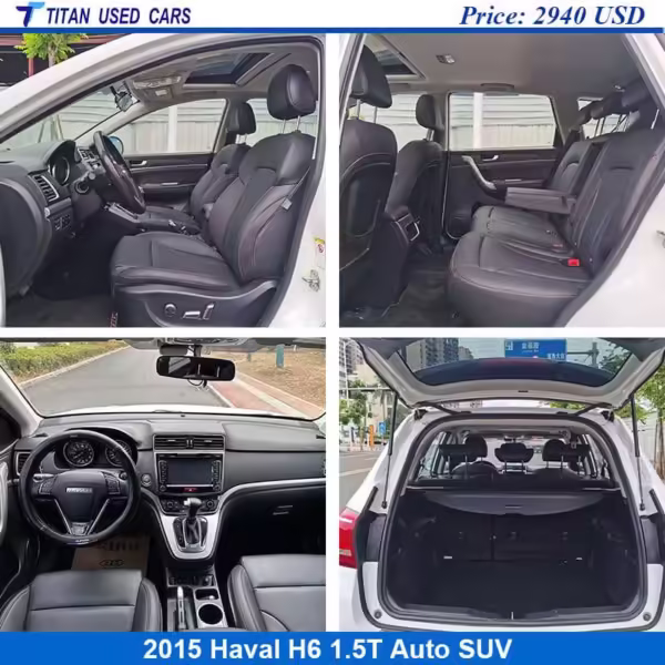 interior of the used Haval H6 2015