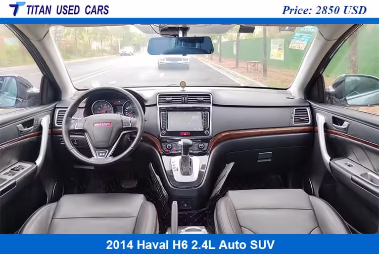 interior of the used Haval H6 2014