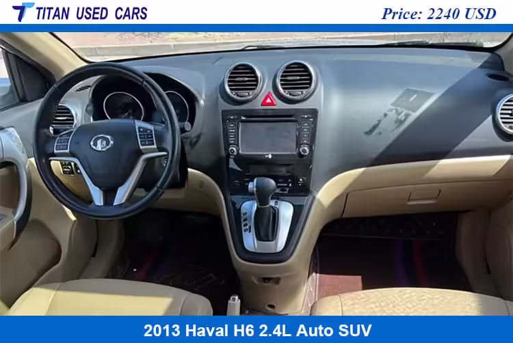 interior of the Used Haval H6 2013 SUV