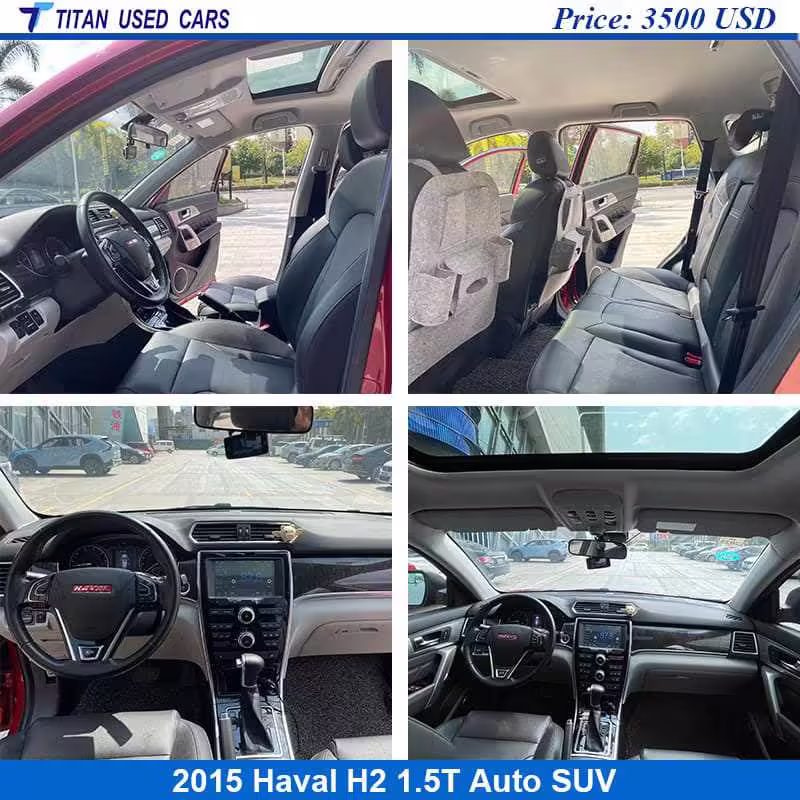 1724323916-Used Haval H2 2015 for Sale from China (5) interior of the red used Haval H2 2015