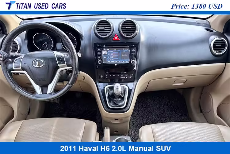 interior of the Used Haval H6 2011 SUV