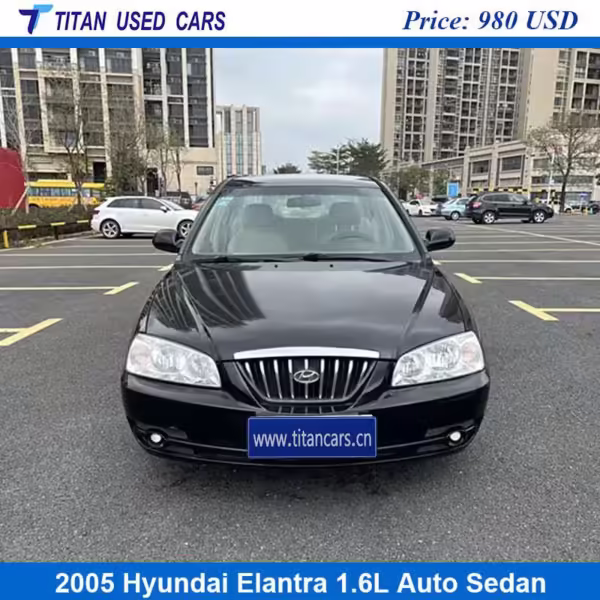 Used 2005 Hyundai Elantra Sedan for Sale Black