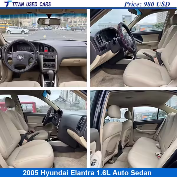 Used 2005 Hyundai Elantra Sedan for Sale Interior