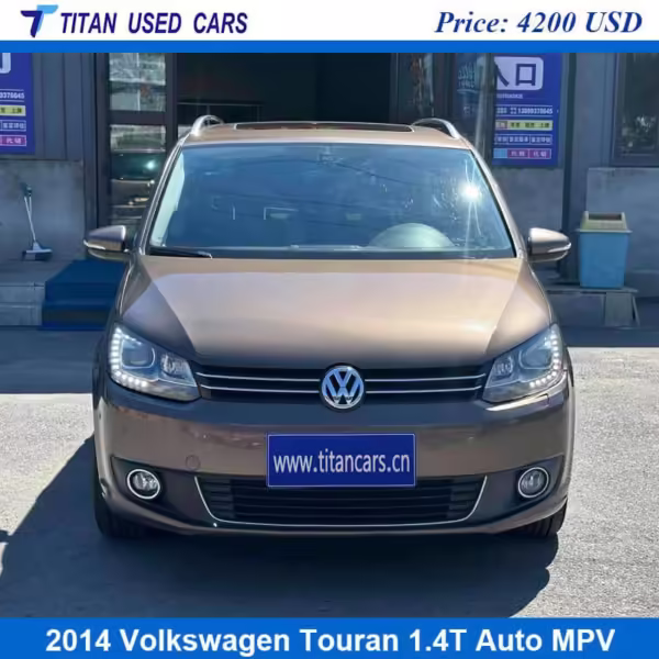 brown Used Auto Touran Volkswagen 2014 near me