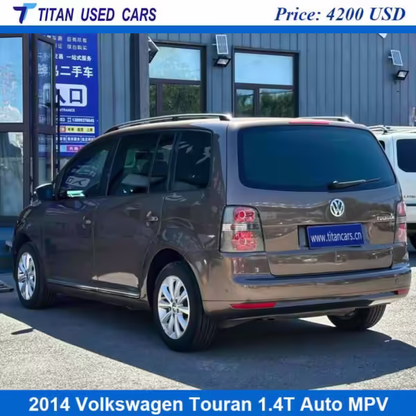 brown Used Auto Touran Volkswagen 2014